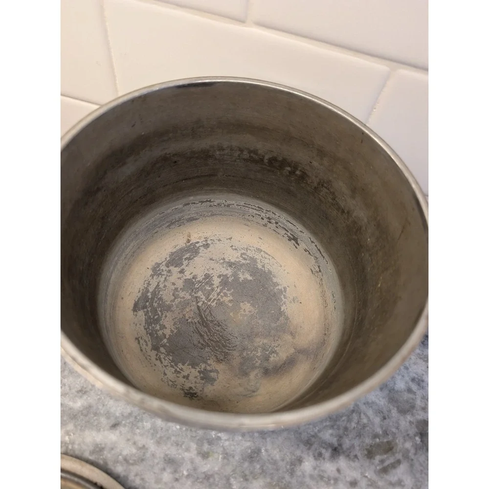 Vintage‎ Aluminum Double Boiler, 3 Piece, Household Institute